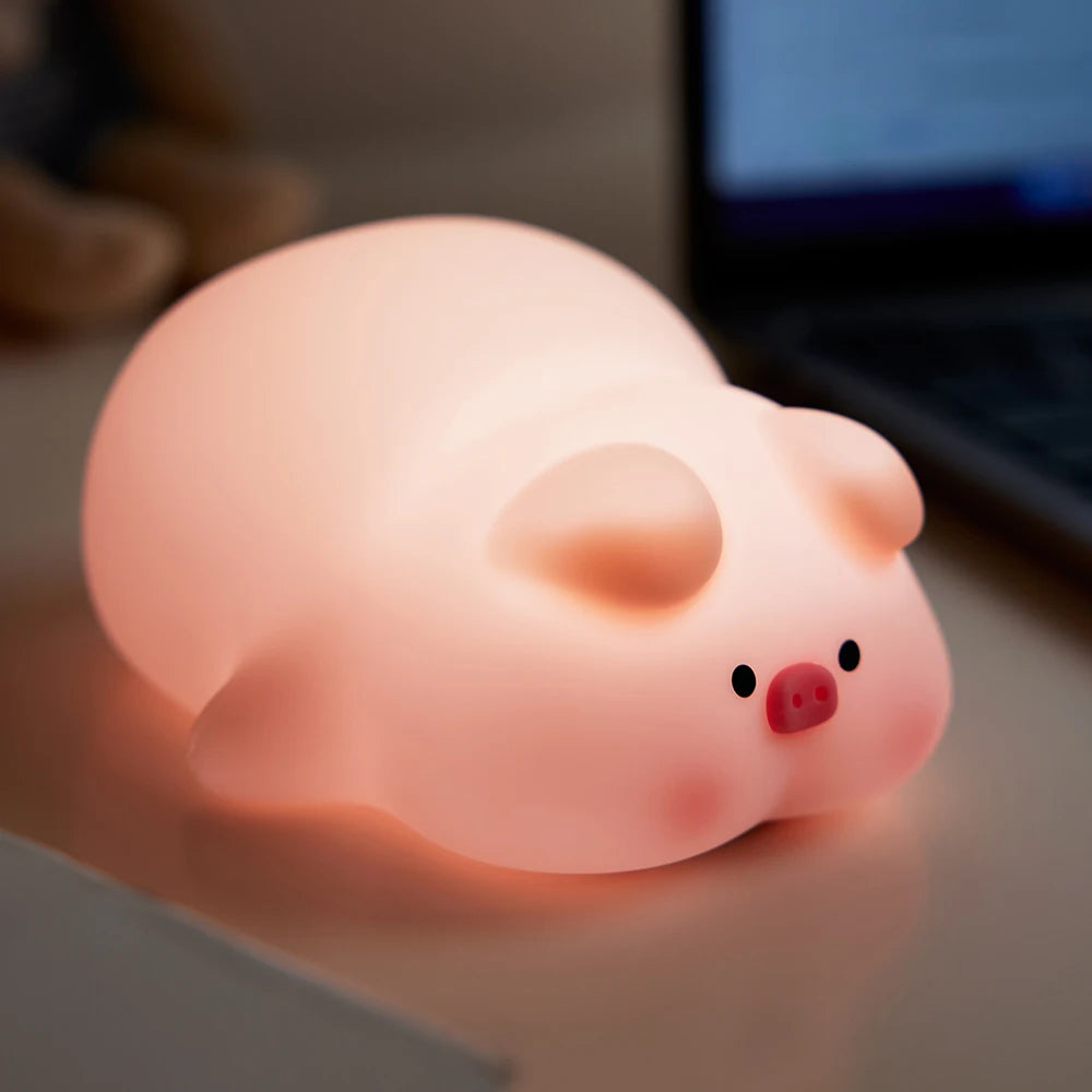 Chubby piggy night light