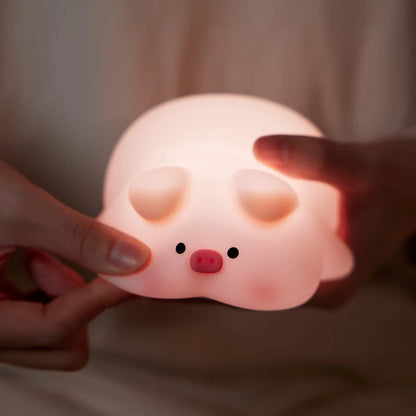 Chubby piggy night light