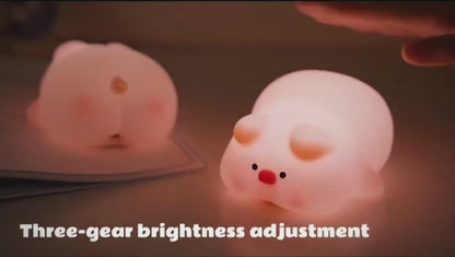 Chubby piggy night light